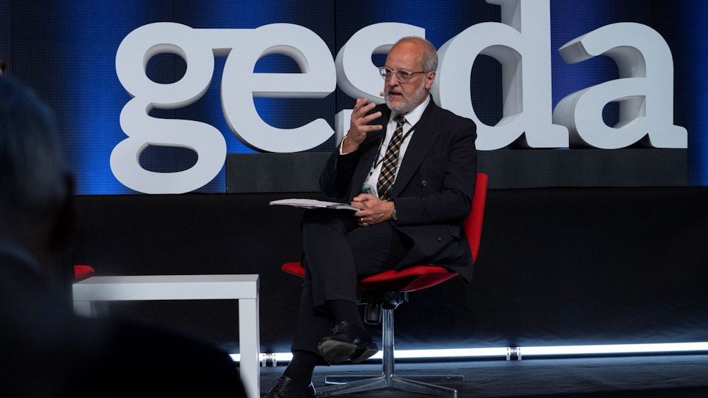 Ambassador Alexandre Fasel at the GESDA summit