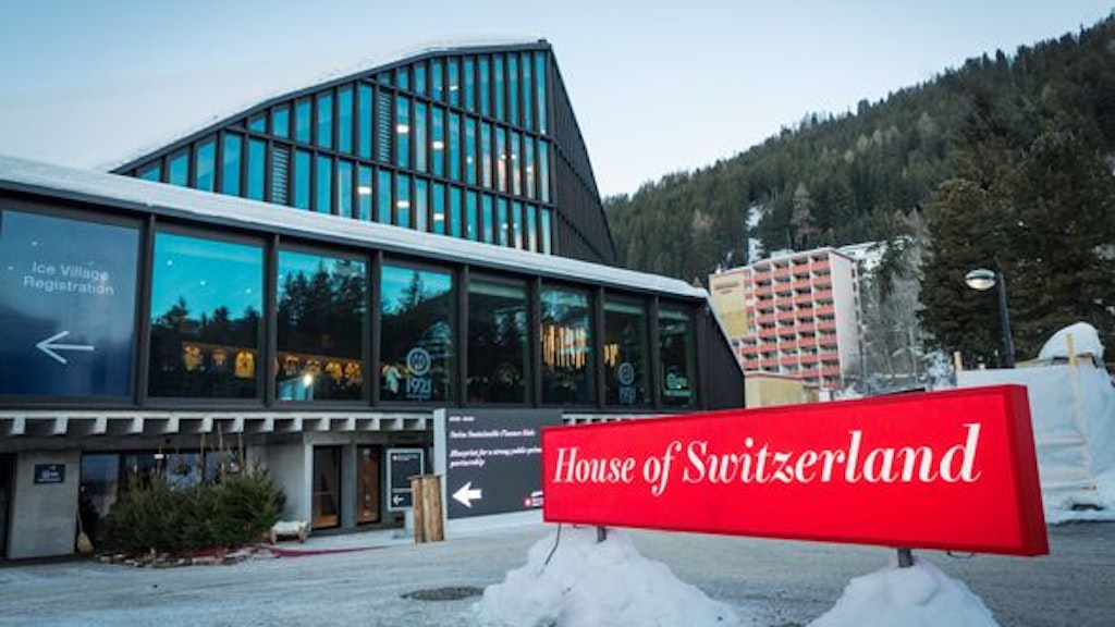 House of Switzerland at the WEF 2020 in Davos