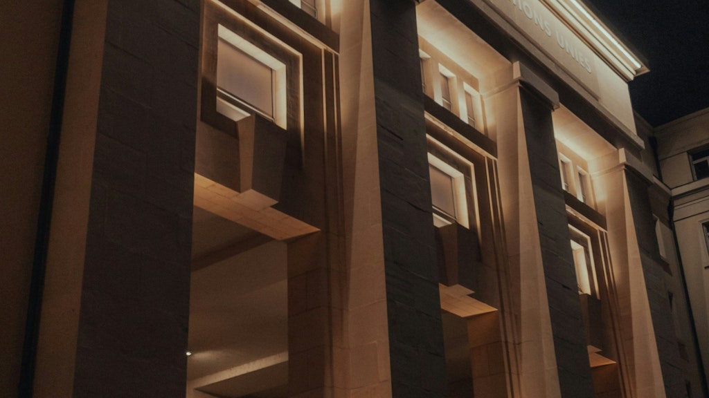 House of Nations by night