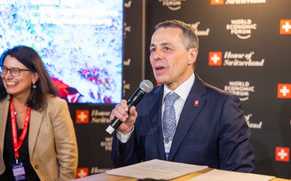 Iganzio Cassis at WEF